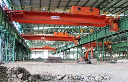 Twin Beam Bridge Crane Prices for Smelting Works: 5 to 200 Tons Insulation Overhead Cranes