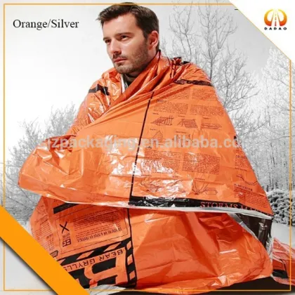 Emergency Blanket with Printed Company Logo