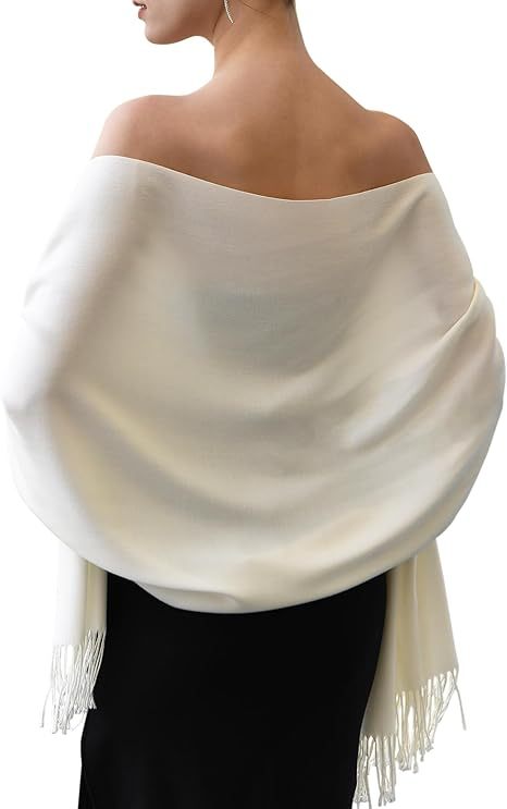 Pashmina Shawl Wraps Cashmere Feel Blanket Scarves Fashion Scarf for Women Evening Wedding Bridesmaid Gifts