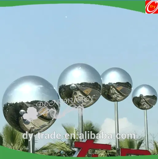 120mm, 200mm,300mm Mirror Stainless Steel Balls Sets for Outdoor Plaza Decoration