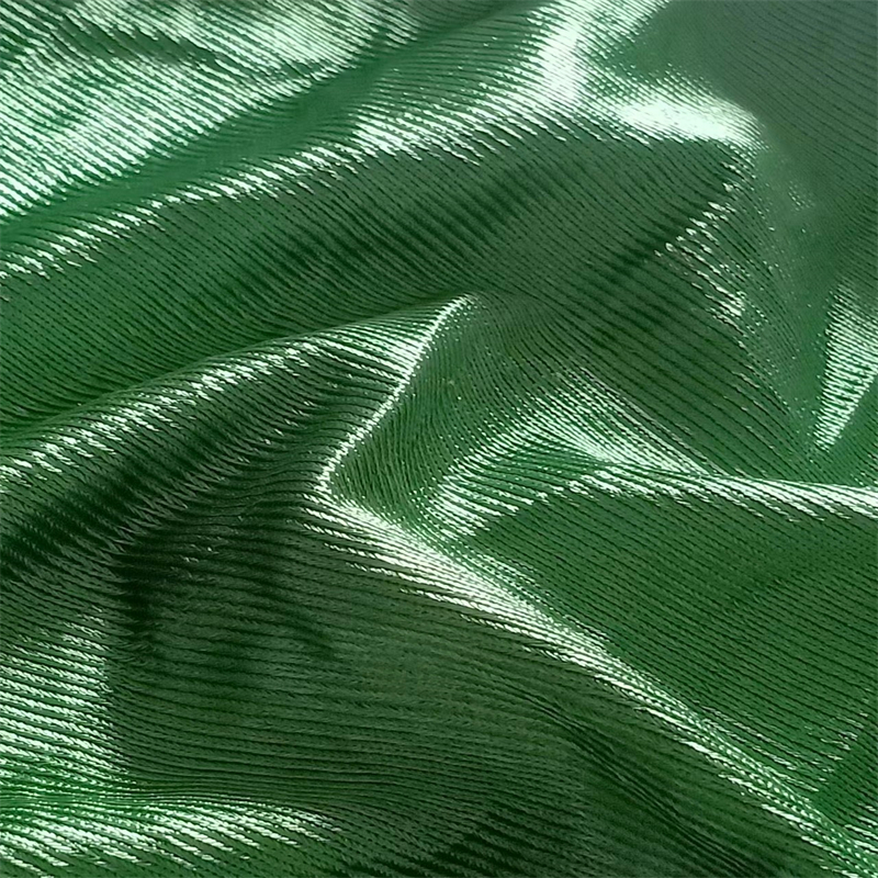 100% Polyester Dazzle Non-stretch Knitting Fabrics For Dress