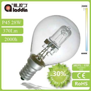 High quality ECO halogen bulb G45/P45 28w E27