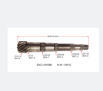 자동차 부품 기어 샤프트 전송 시스템 기어박스 수리부품 OEM 514085A for FIAT
