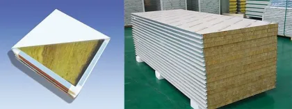 Sandwich panel separation wall for GMP clean room