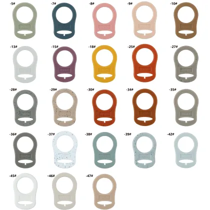 Soft Silicone Baby Pacifier Clip Holder