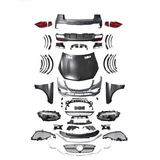 Mercedes Benz ML X166 Exterior Enhancements: Complete Front and Rear Bumper Body Kit with Head Lamp and Tail Light Upgrade