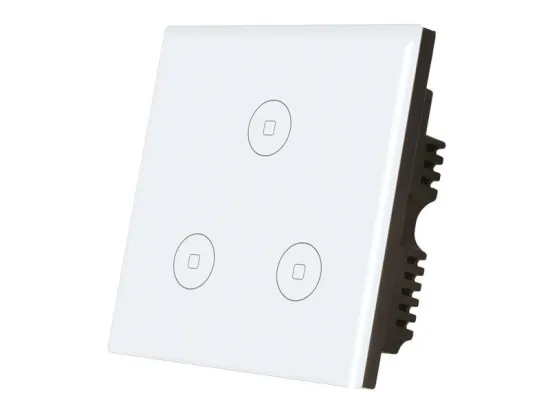 3 Gang Ios Controlled Rf Light Switches , Automation Switching