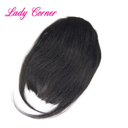Virgin human hair bangs fringe baby hair accessories