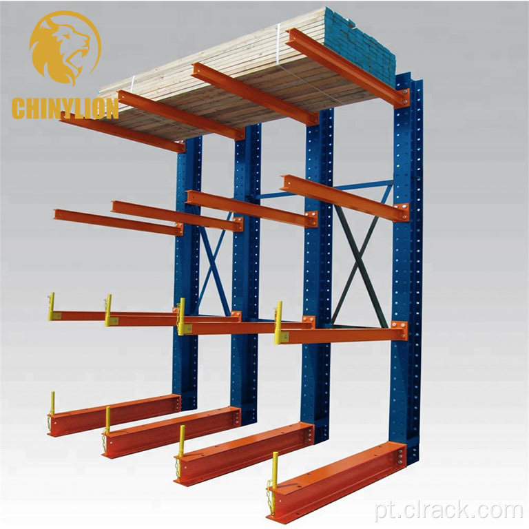 Cantilever racking para tubos de setor e aço longos