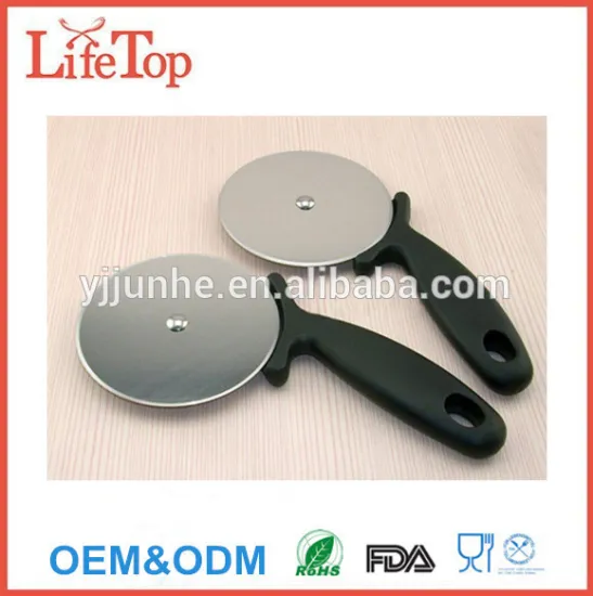Dishwasher safe 4-Inch Stainless Steel Blade with Handle Pizza Cutter
