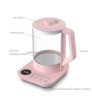 Intelligent Milk Dessert Boil Water Health Pot Electric Glass Kettle Tea Maker