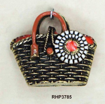 Faashion Bag Shaped Pendant Enamal Plating Charms China Wholesale For Charm Pendant