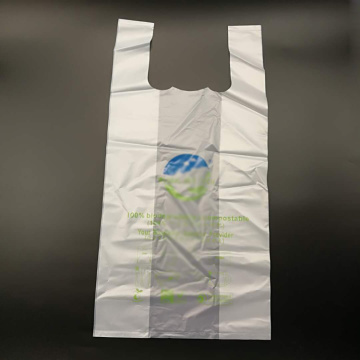 Non Woven Vest Shopping HDPE Bags with Transparent Color