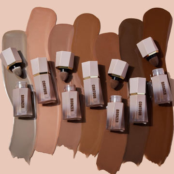 Bronzer Face &amp; Body Vegan Natural dengan logo tersuai