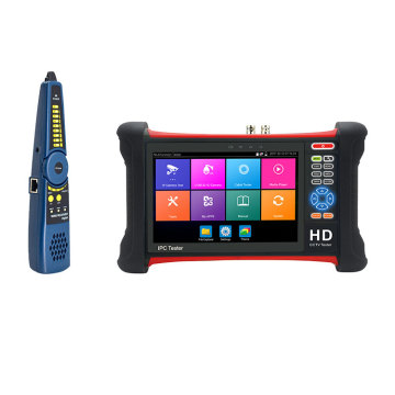 7 Inch 8MP Touch Screen IP Camera Tester for AHD CVI Signals and CCTV Camera Tracing