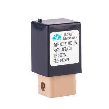 Yongchuang YCFP51 PTFE Valvola a solenoide in miniatura: acido, alcali e resistenti ad alta temperatura