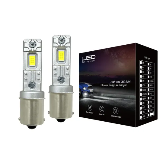 BA15S BAU15S 60W LED Backup Lights - 6000K/3000K Auto Turn Signal