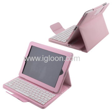 Leather Case Bluetooth Keyboard For Ipad 