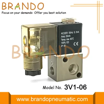 3V1-06 Airtac Type Solenoid Air Valve 3/2 Way