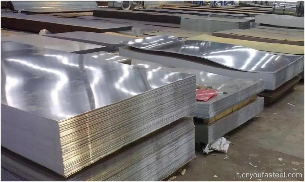 Lamiera in acciaio zincato ASTM