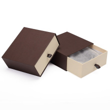 Cassetto Slide Cintura di lusso Packaging Scatola marrone scuro