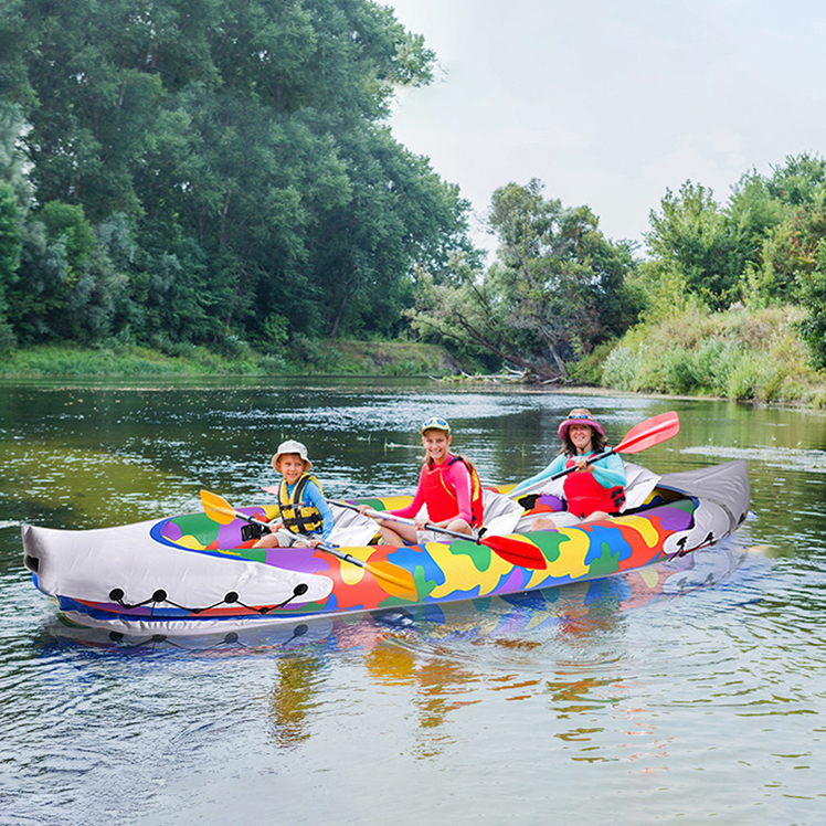 New Customized Drop Stitch Inflatable Kayak 3 Person