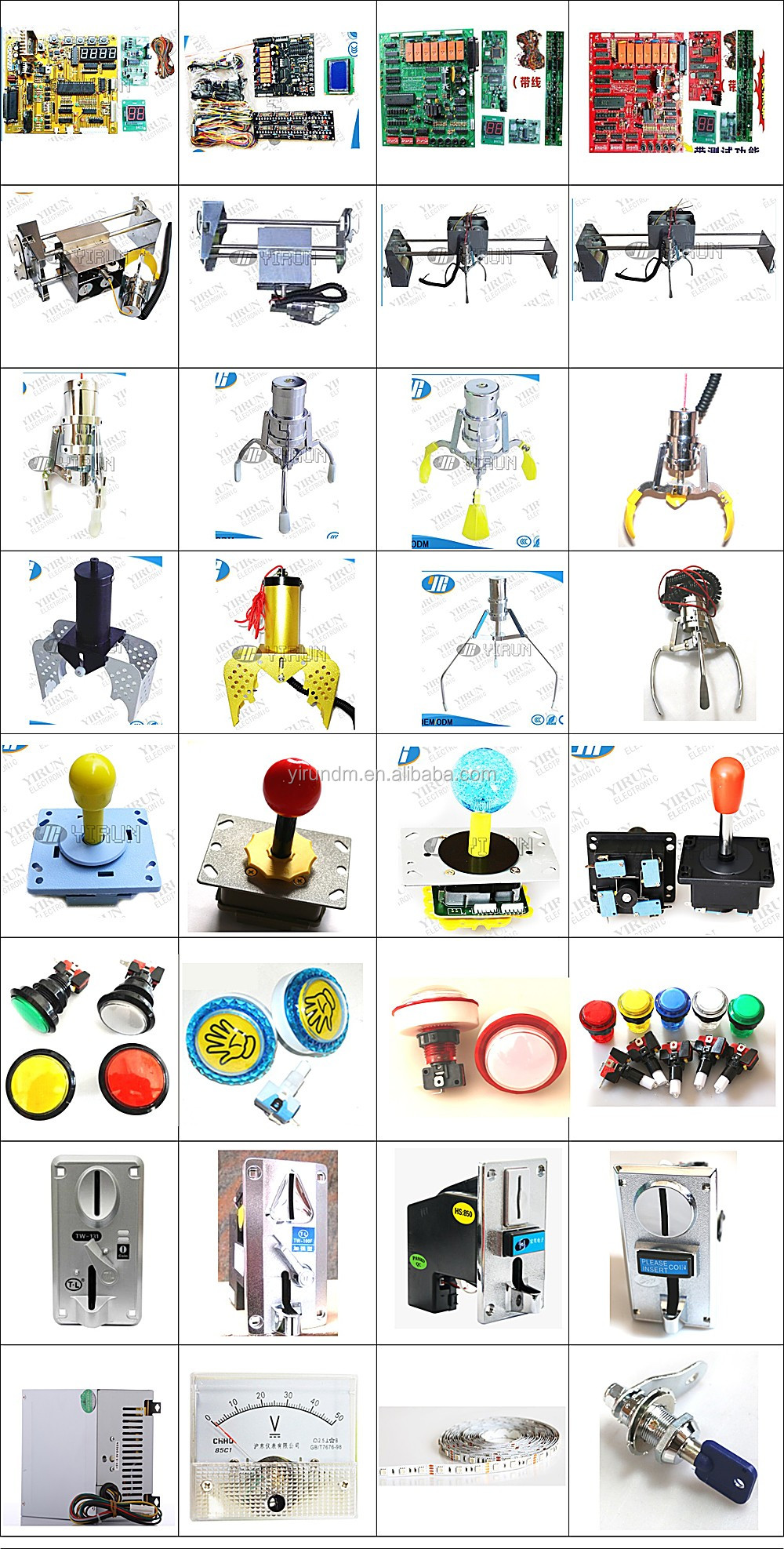 Crane Pcb Machine Claw Board Claw Machine Arcade Pcb Mainboard, High ...