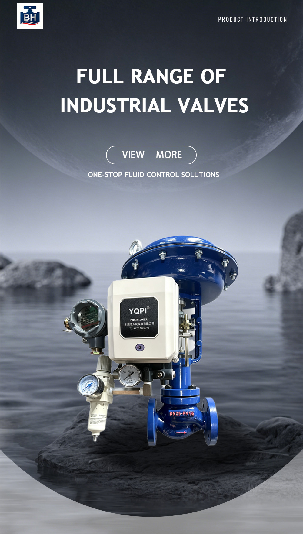 3.Pneumatic Diaphragm Single-seat Control Valve