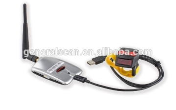 GS 1D laser bluetooth spp barcode scanner work with usb bluetooth adapter/dongle for computer