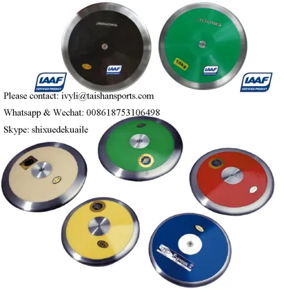 IAAF approved discus