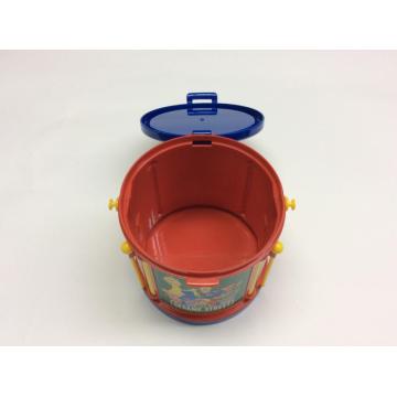 Plastic cartoon circular storage box