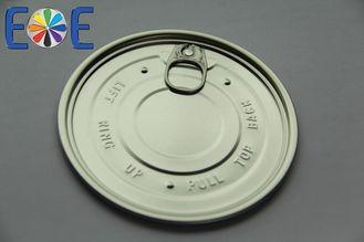 502# 126.5mm Tin Can Lids , Recycle EOE Aluminum Easy Open