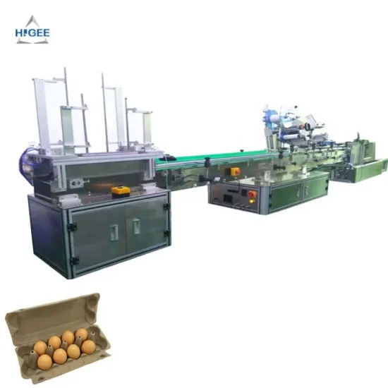 Disposable 6 Egg Tray Sticker Labeling Machine