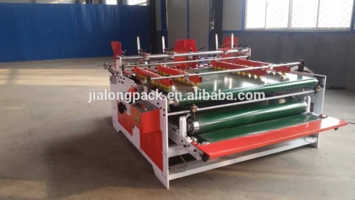 press type corrugated cardboard folding gluing machine