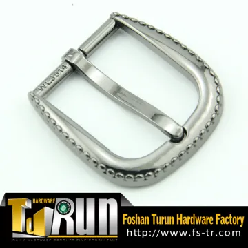 Fashion adjustable pin metal slide buckles for man belt