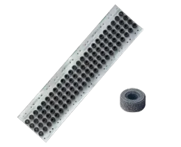 Concentric circle foam double sided tape diecut parts