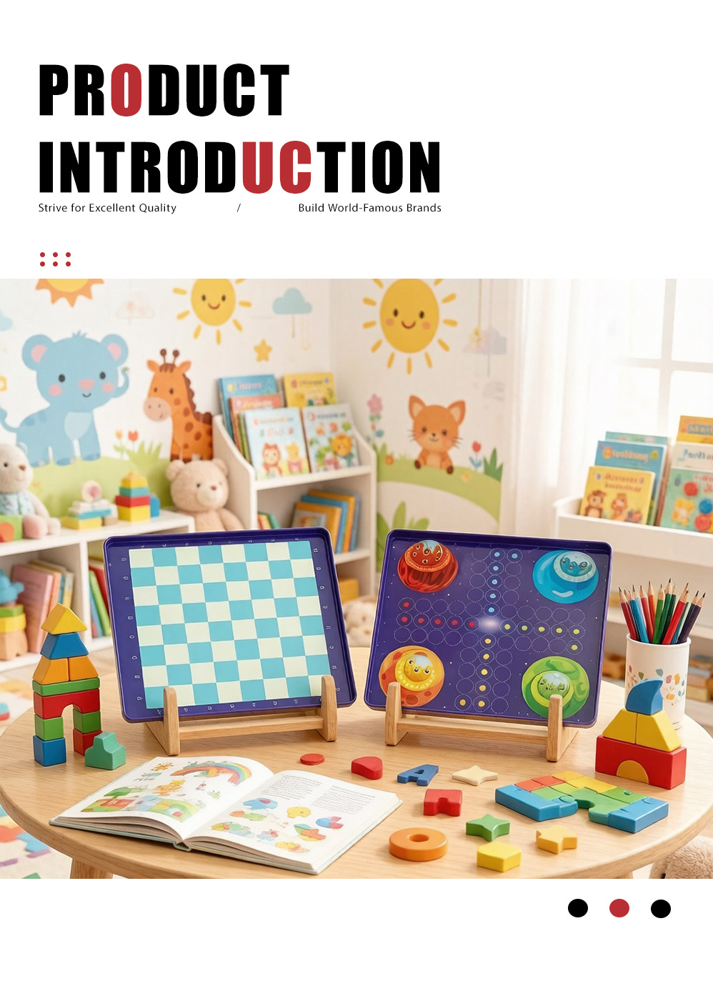 Коробка для карточек с развивающими играми для детей(2)X Kids educational game card box(2)X