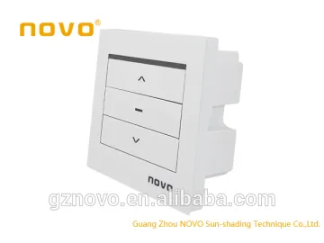 NOVO A4 AC-DC 24 v touch screen internet radio receiver for motorized curtain /roller blinds and venetain blind
