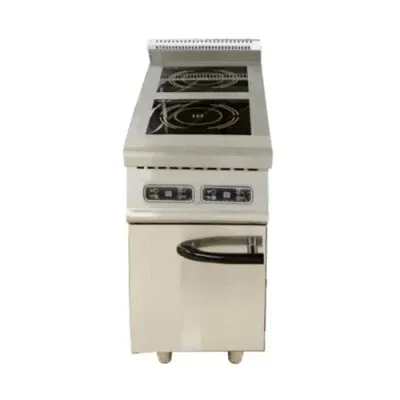4-Burner Induction Cooker with Cabinet