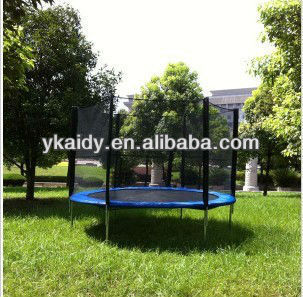6ft trampoline with safety net and ladder