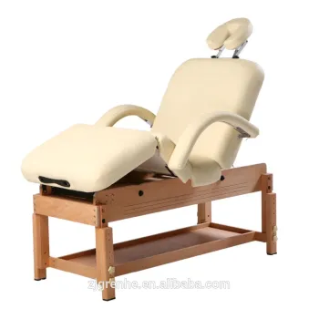 Deluxe salon &spa stationary table with shelf-- FIX-4S