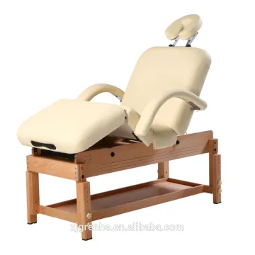 Deluxe salon &spa stationary table with shelf-- FIX-4S