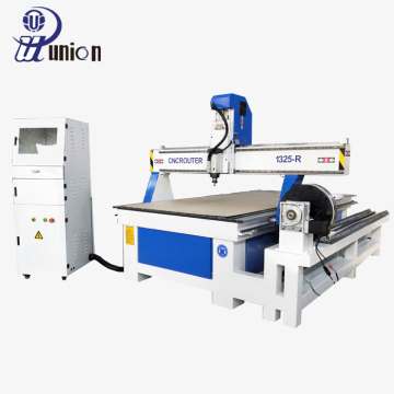 Union Tech 1325 4-axis Wood CNC Machine: 3D Engraving and Cutting