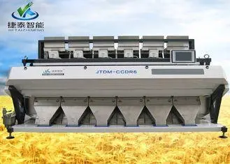 White Intelligent Grain / Rice CCD Color Sorter Optical Sor