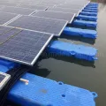 푸른 색 HDPE Long Life Solar Floating Pontoon