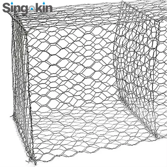 High Quality Galfan/PVC Coated Hexagonal Gabion Box for Sea Defence