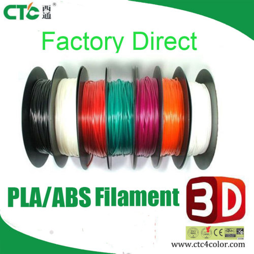 Wholesale ABS PLA Filament 1.75mm 3.0mm for 3D Printer Filament