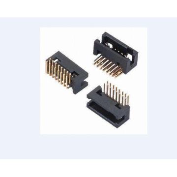 1.27mm(.050") Box Header Dual Row DIP 90°/Right Angle H=5.70