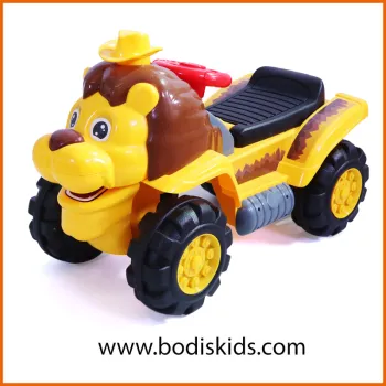 Electric Lion Buggy with music + Basketball rack +3 balls
