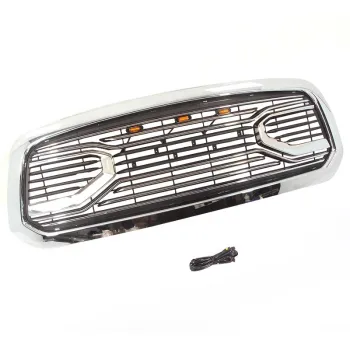 Custom Car Body Kits: Big Horn Replacement Shell, Chrome Grille, Front Bumper for Dodge Ram STANDARD